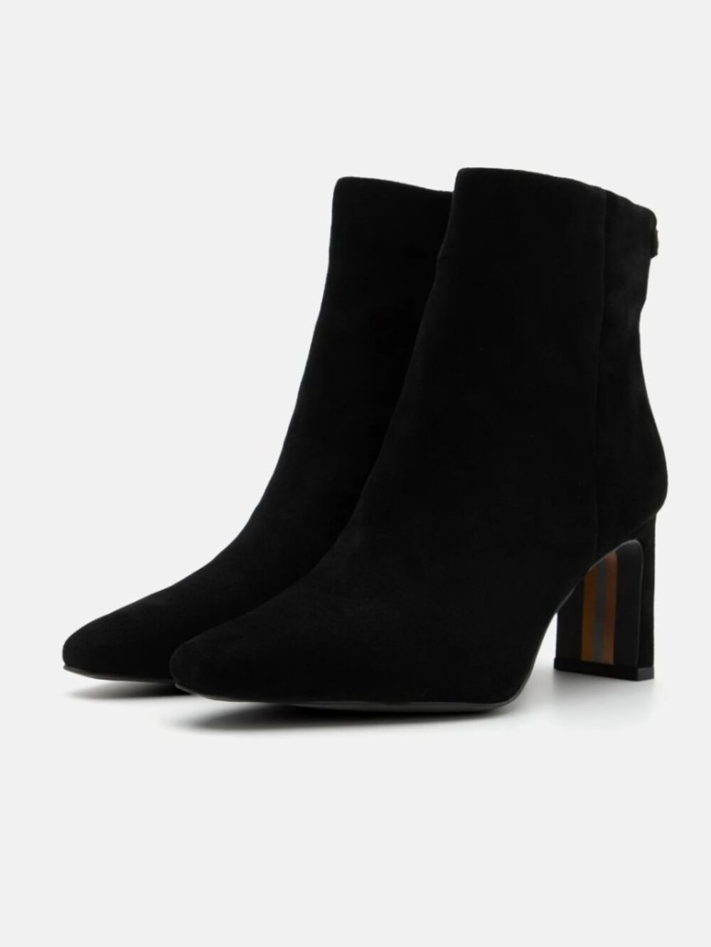Sam Edelman Saige Heeled Booties – Black Suede – Size 6.5 (BNWT)